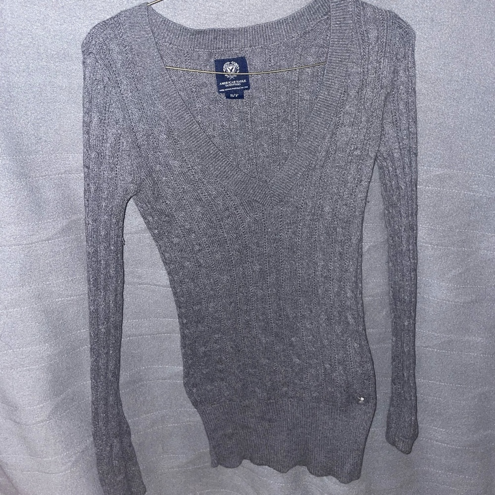 Small, Vintage, Grey, American Eagle Sweater